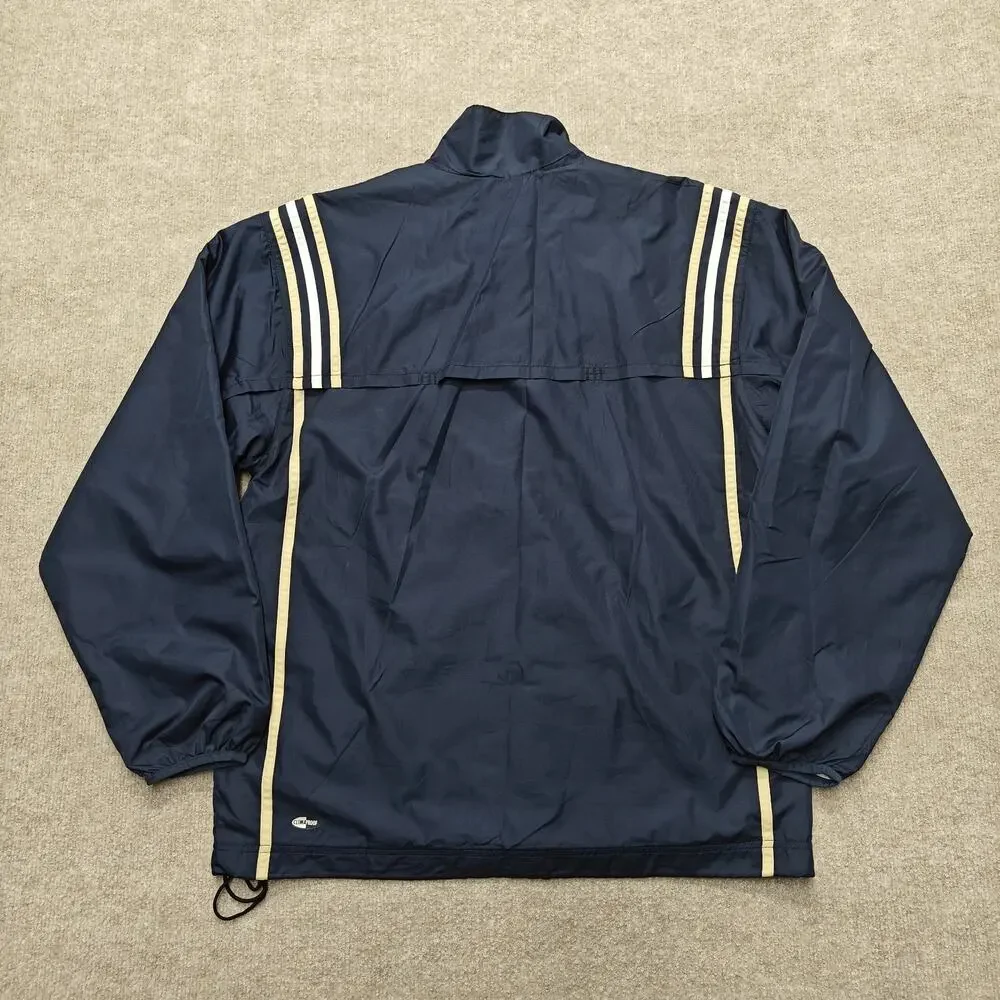 Vintage Men's Pittsburgh Panthers Track Blue Jacket Adidas Size S